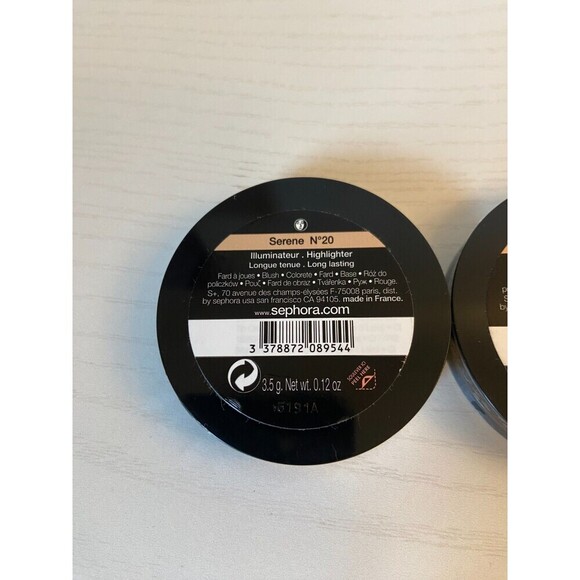 (2) Sephora Illuminator Powder Jubilant Serene 20 21 Peach Highlight NEW SET sea - Picture 8 of 10